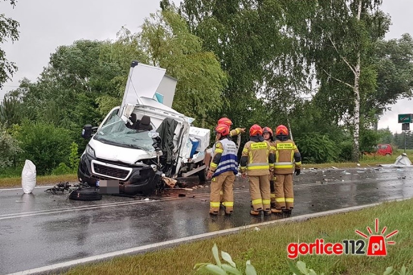 Wypadek w Łuznej wyglądał dramatycznie