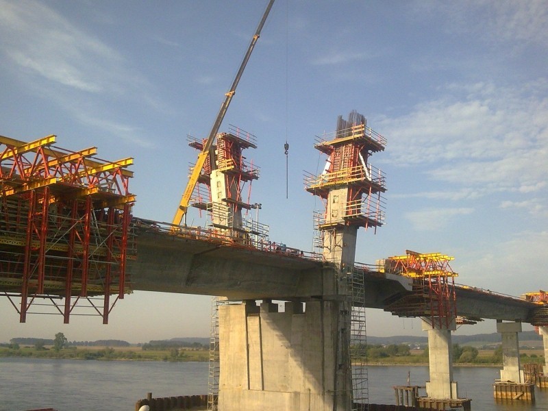 Kwidzyn: Internauta odwiedził plac budowy mostu przez Wisłę