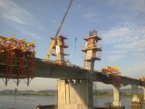 Kwidzyn: Internauta odwiedził plac budowy mostu przez Wisłę