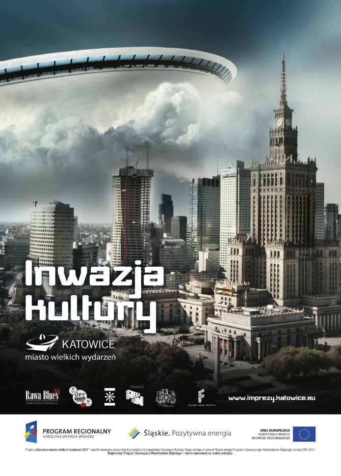 Nowa kampania promocyjna Katowic: Inwazja Kultury podbije m.in. Warszawę i Kraków! [PLAKATY + WIDEO]