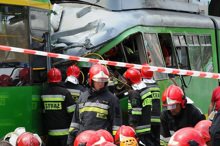 W zderzeniu tramwajów ucierpiało ponad 40 osób. 16 osób...