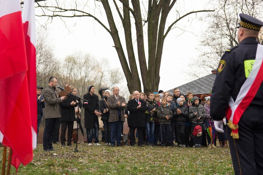 Sosnowiec: uroczystości na Trójkącie Trzech Cesarzy z okazji 11 Listopada [ZDJĘCIA]