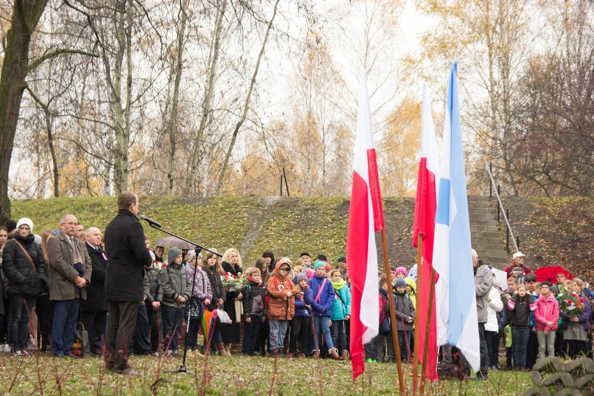 Sosnowiec: uroczystości na Trójkącie Trzech Cesarzy z okazji 11 Listopada [ZDJĘCIA]