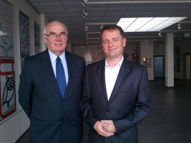 Marian Piłka (z lewej) i Jacek Konopczyński