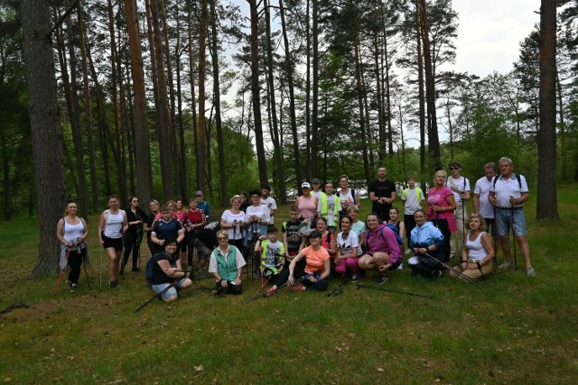 Wiosenny Marsz Nordic Walking tym razem zorganizowano w Olpuchu.