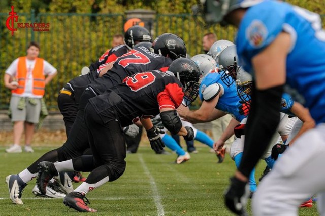 Dzień Futbolu Flagowego na boisku Crusaders Warszawa