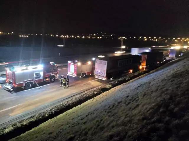 Wypadek na A4. Obwodnica Krakowa stanęła w korku.