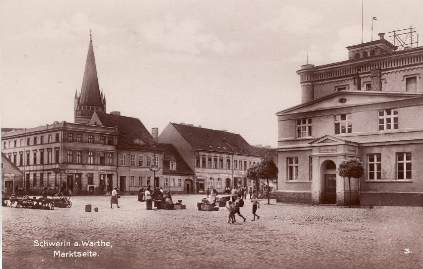 Zobacz skwierzyński rynek sprzed 1945 r. [ZDJĘCIA]