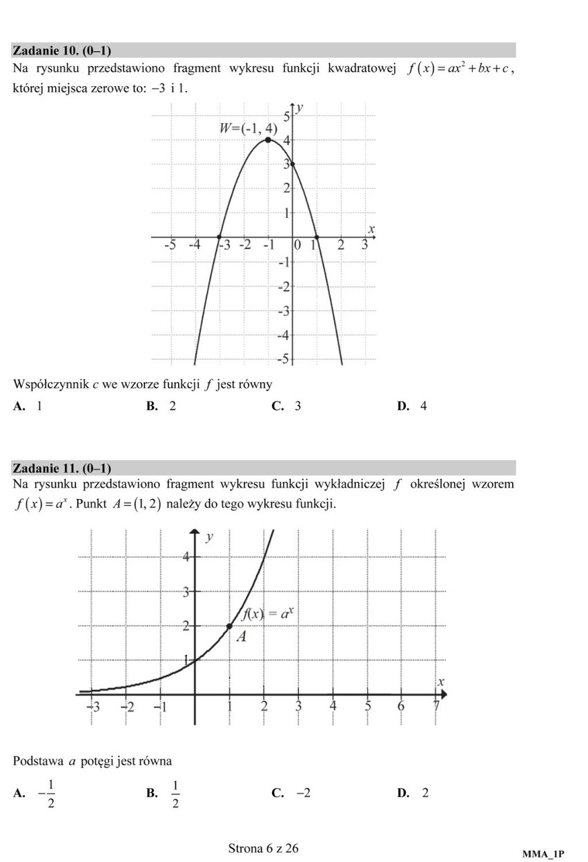 Matura 2017. Matematyka poziom podstawowy [ARKUSZE, PYTANIA]