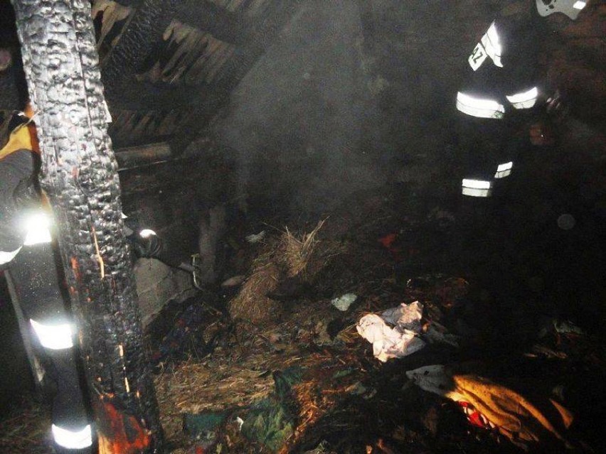 Zmarł mężczyzna poparzony w pożarze domu w Jastrzębiku