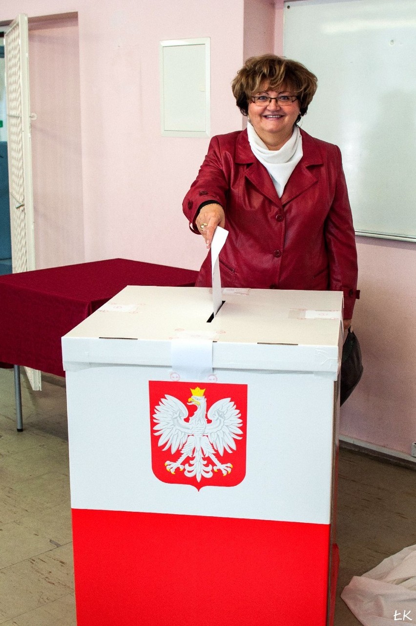 Grażyna Kohut już po głosowaniu [FOTO]