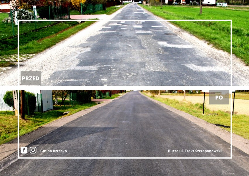 Centralna ulica w Buczu doczekała się nowego asfaltu, prace...