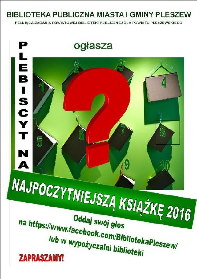 Plebiscyt "Najpoczytniejsza książka 2016"