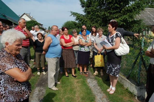 Spotkanie we wsi Stare Babki, dotyczące budowy trasy S7