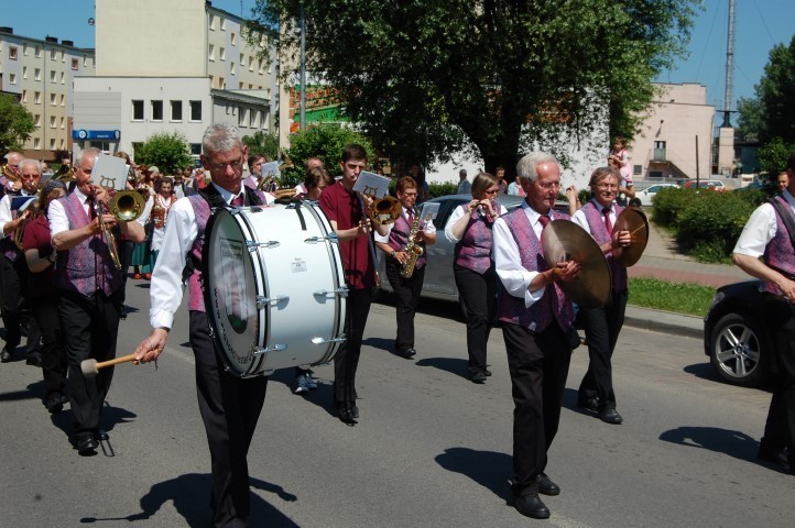 Orkiestra dęta z Uckerath wystąpiła w Nowym Dworze Gdańskim