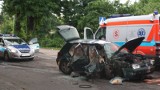 Tragiczny wypadek w Olecku. Jedna osoba nie żyje [Zdjęcia]