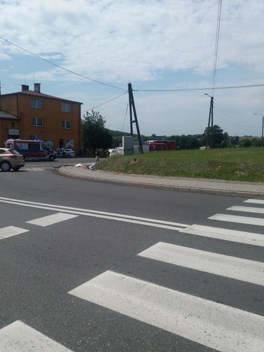 Kolejny wypadek na skrzyżowaniu ulic Wolności, Podgórnej i...