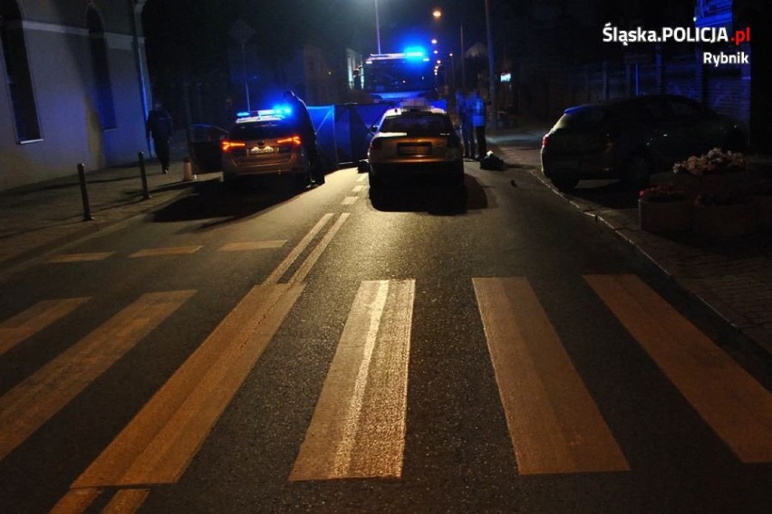 Wypadek w Rybniku. Taksówkarz potrącił kobietę na pasach. 31-latka zginęła