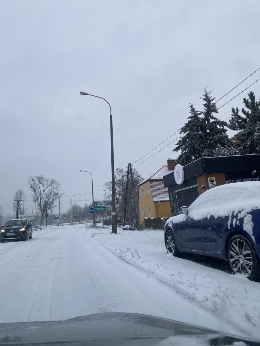 Zima 2022 w Wągrowcu i powiecie. Pierwsze opady śniegu stworzyły magiczny klimat 