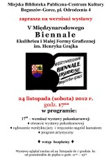 Boguszów-Gorce: 24 listopada V Międzynarodowe Biennale Ekslibrisu i Małej Formy Graficznej