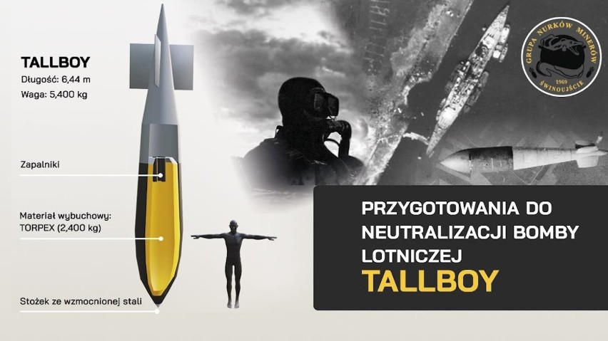 Przygotowania do neutralizacji Tallboya - największej bomby...