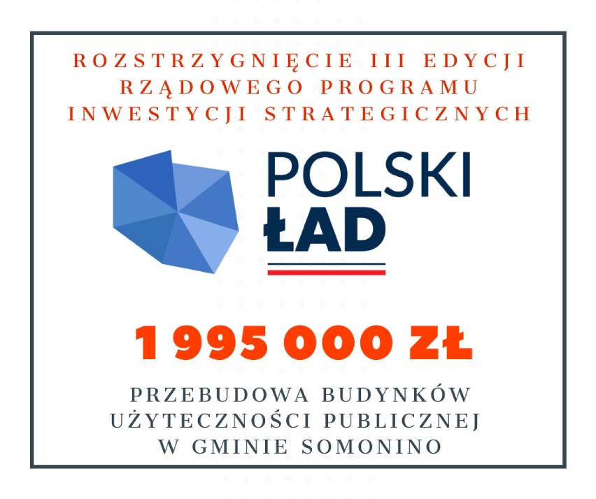 Dzięki dofinansowaniu Somonino doczeka się pełnowymiarowej sali widowiskowej