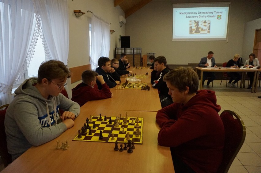 Międzyszkolny Turniej Szachowy w gminie Gizałki