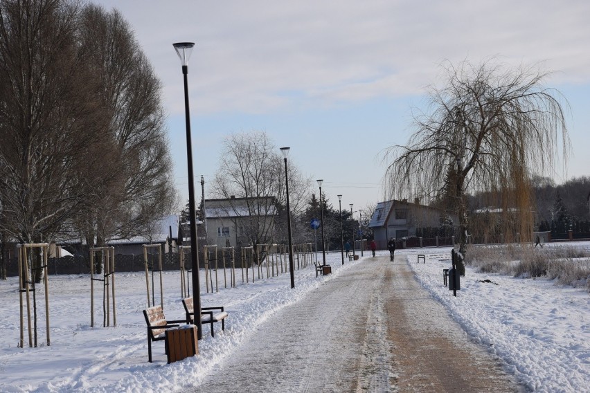 Tak wygląda zima nad zbiornikiem Kępina w Zduńskiej Woli ZDJĘCIA