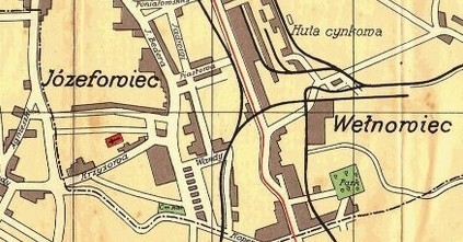 Katowice na dawnej Mapie Wielkich Katowic z drugiej połowy lat 30-tych. Porównaj