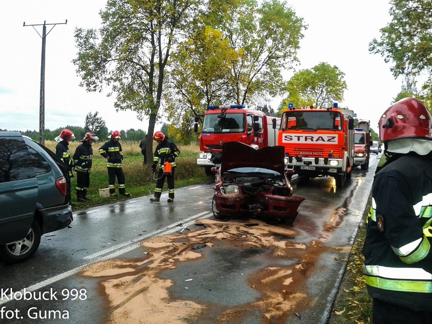 Kłobuck: Wypadek między Białą a Częstochową [FOTO]