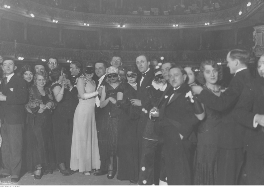 Bal Sylwestrowy w Teatrze Wielkim, 1931.