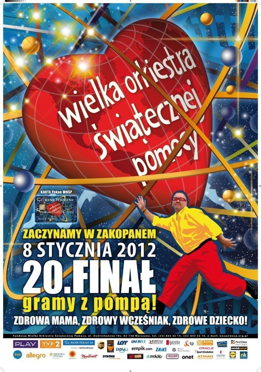 plakat XX finał WOŚP