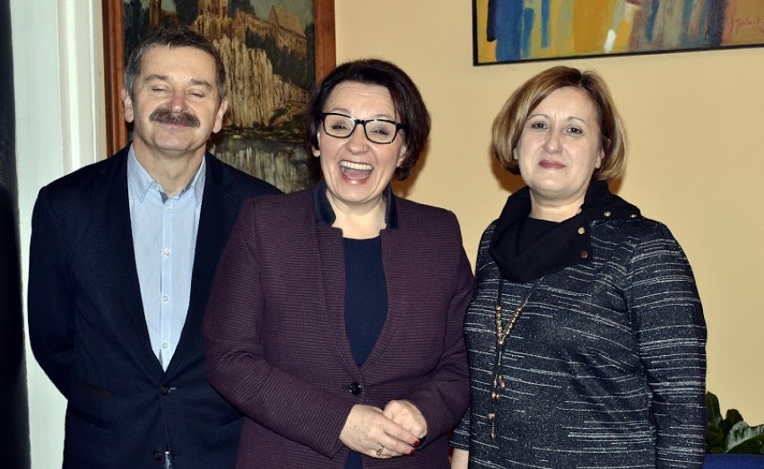 Minister Edukacji w I LO w Zawierciu [FOTO]