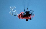 Operacja Santa Klaus Antka Poliwki. Świecący Mikołaj latał nad Legnicą, zobaczcie zdjęcia