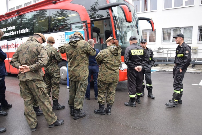 Chełm. Akcja oddawania krwi pod komendą policji  