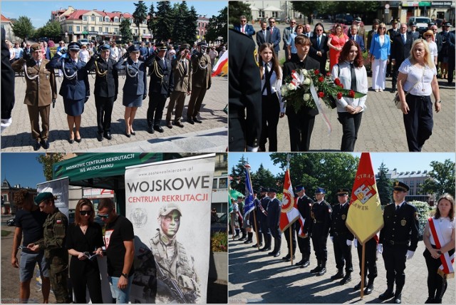 Uroczystości we Włocławku z okazji Święta Wojska Polskiego i 103. rocznicy Obrony Włocławka 1920 r., 15 sierpnia 2023 roku.