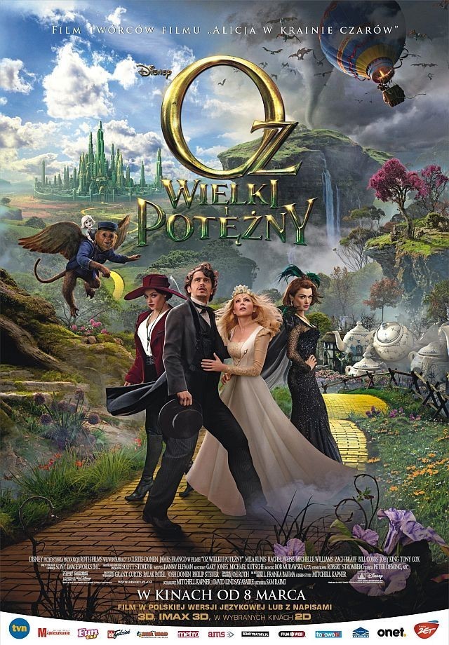 "Oz: Wielki i Potężny" reż. Sam Raimi

Nowy film Disneya,...