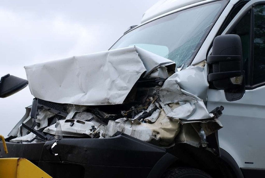 Zabijak: Wypadek dwóch półciężarówek i ciężarówki na trasie DK 1 [FOTO]