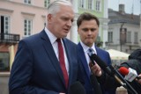 Wybory 2020: Jarosław Gowin w Piotrkowie popiera kandydaturę Andrzeja Dudy
