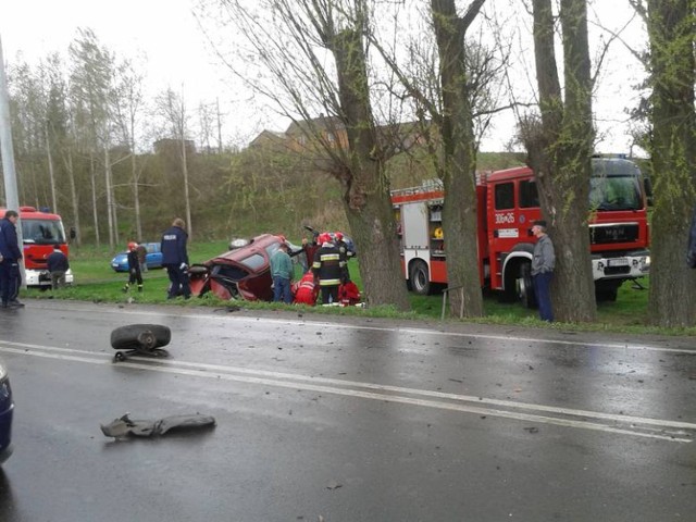 Wypadek w Gałęzowie: Policja szuka świadków zdarzenia.