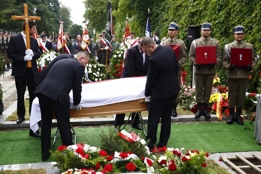 Pogrzeb Witolda Kieżuna na Powązkach
