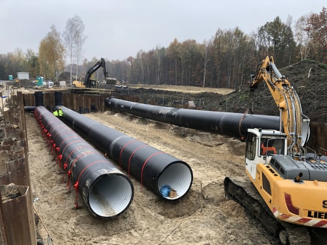 Budowa zbiorników retencyjnych i przebudowa kanalizacji deszczowej w Katowicach
