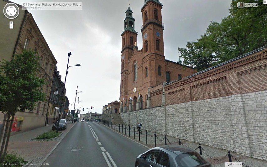 Piekary Śląskie: Street View. Zobacz Piekary w trójwymiarze!