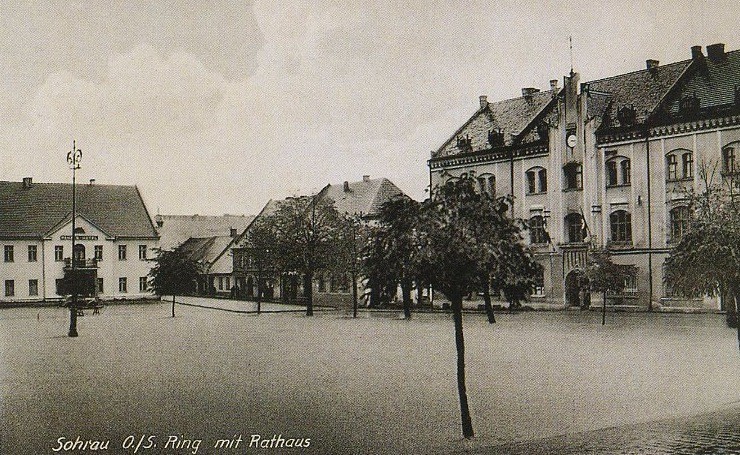 Foto 3 - Pocztówka z okresu okupacji niemieckiej. Z lewej...