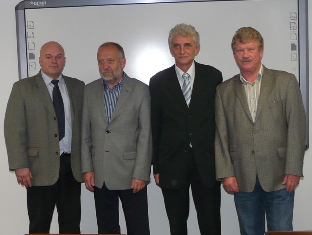 Od lewej Tomasz Wiśniewski, Zbigniew Hering, Marek Kisio i Krzysztof Orzechowski.