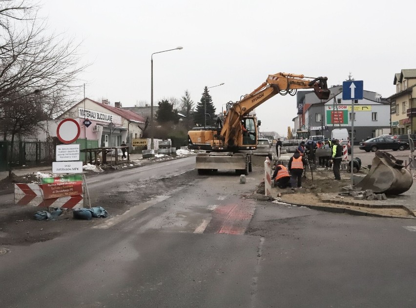 Trwa remont kanalizacji na ulicy Słowackiego w Radomiu. Jaki jest postęp prac? Zobaczcie zdjęcia