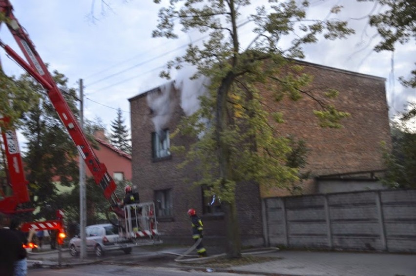 Pożar przy Słowackiego. Nie żyje jedna osoba