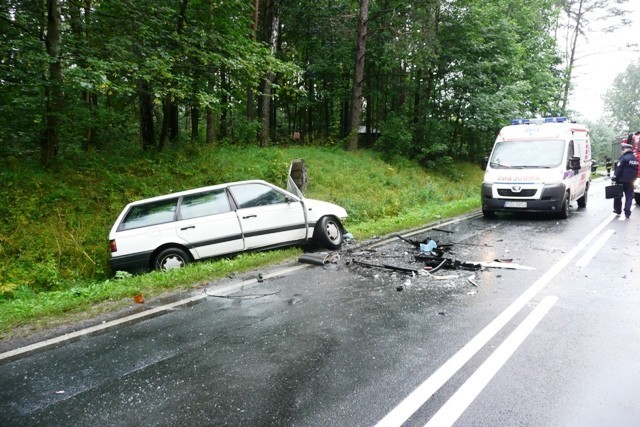 Śmiertelny wypadek na K-11 pod Okonkiem