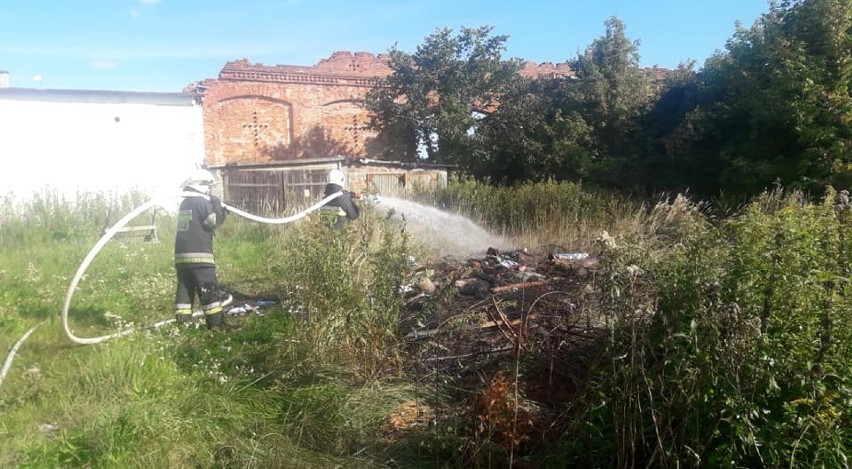 Paliły się odpady w Karwińcu                 
