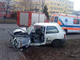 Łódź. Cztery osoby ranne w wypadku na Bałutach